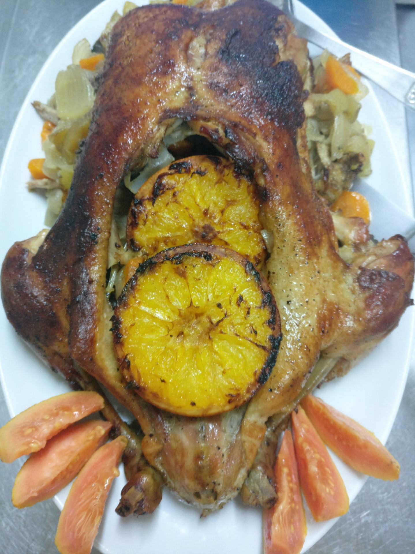 Orangen Ente